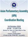 APA Coordination meeting in the sideline of 139th IPU Assembly
