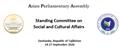 APA Standing Committee on Social and Cultural Affairs, Dushanbe, Tajikistan (24-27 September 2026)